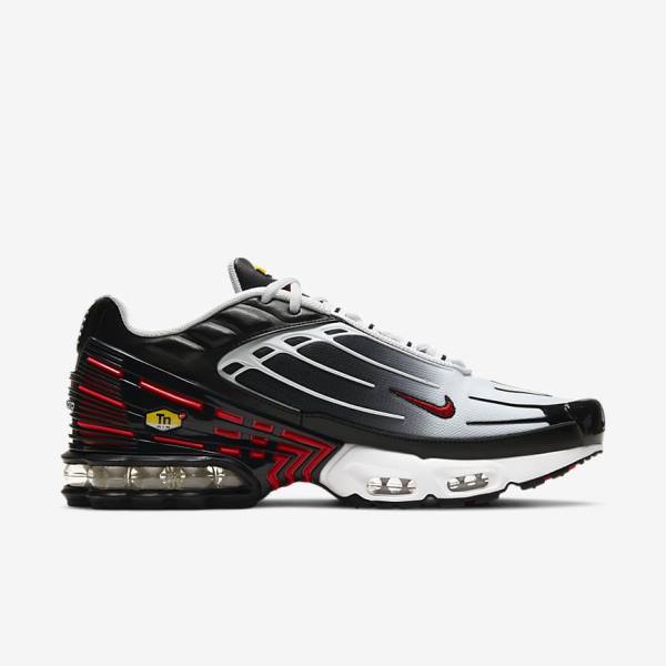 Black Men's Nike Air Max Plus 3 Sneakers | NK367GVU