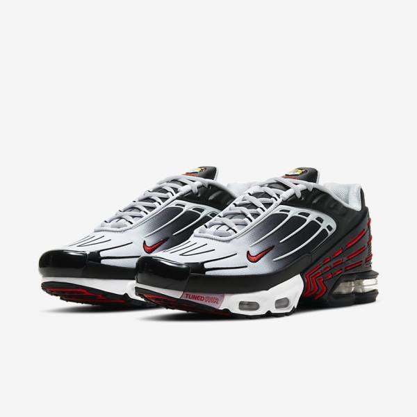 Black Men's Nike Air Max Plus 3 Sneakers | NK367GVU