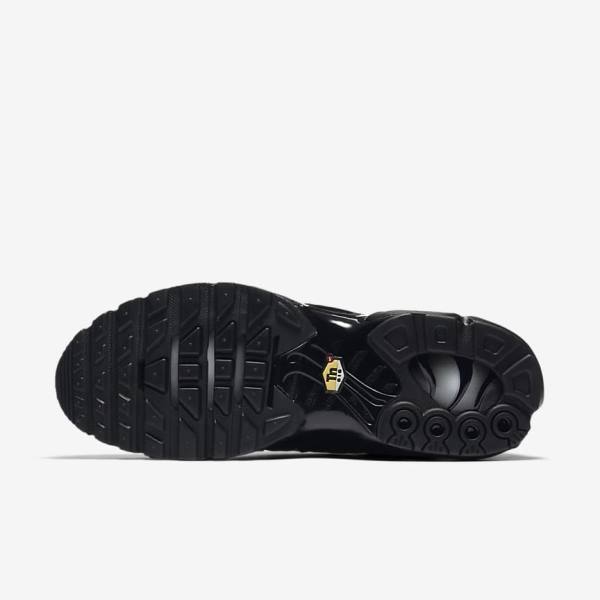 Black Men's Nike Air Max Plus Sneakers | NK369NFD