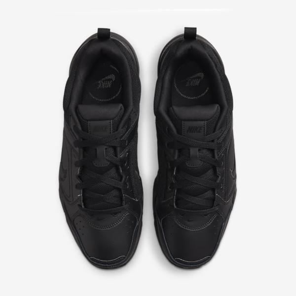 Black Men's Nike Defy All Day Sneakers | NK486QXG