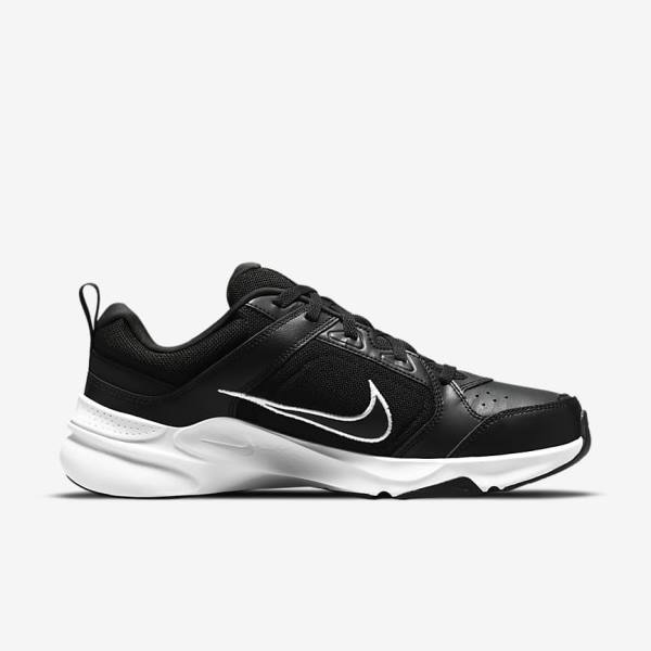 Black Men's Nike Defy All Day Sneakers | NK960FRN