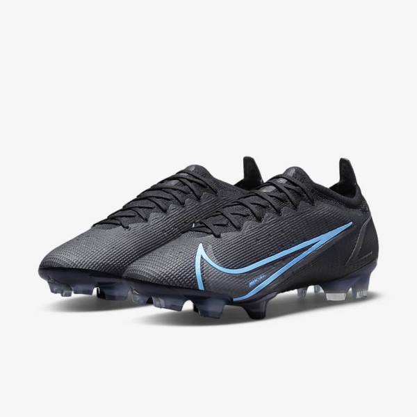 Black Men's Nike Mercurial Vapor 14 Elite FG Firm-Ground Football Shoes | NK032KSH