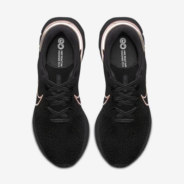 Black Men's Nike React Infinity Run 3 By You Custom Road Running Shoes | NK841RTL