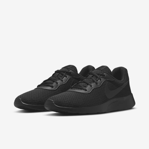 Black Men's Nike Tanjun Sneakers | NK425KJS