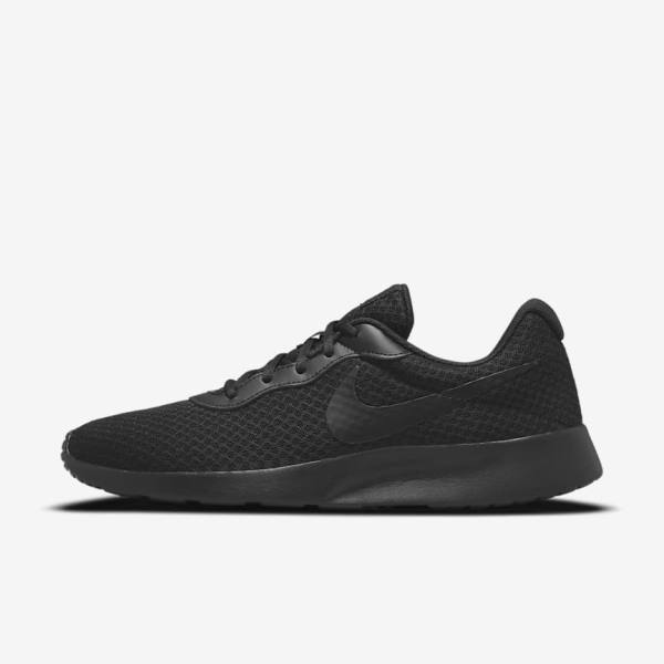 Black Men\'s Nike Tanjun Sneakers | NK425KJS