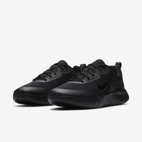 Black Men's Nike Wearallday Sneakers | NK598QJE