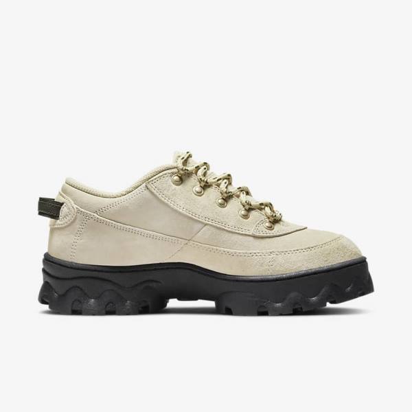 Black / Metal Gold / Khaki Women's Nike Lahar Low Sneakers | NK126UGK