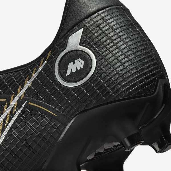 Black / Metal Silver / Grey / Metal Gold Women's Nike Mercurial Vapor 14 Academy MG Multi-Ground Football Shoes | NK153HVL