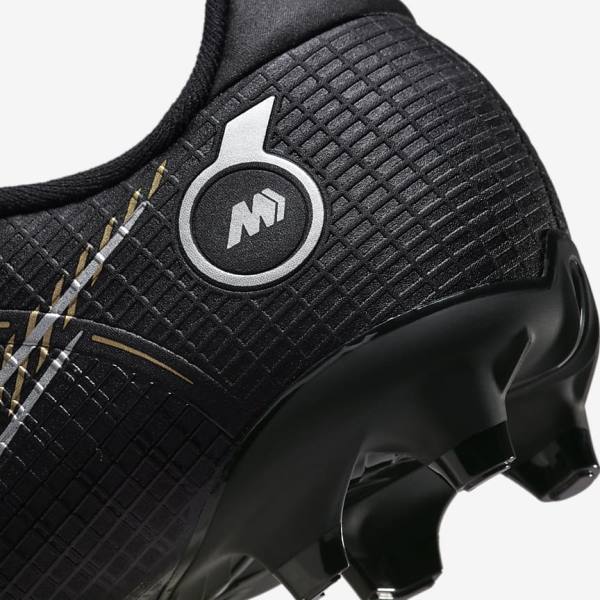 Black / Metal Silver / Grey / Metal Gold Kids' Nike Jr. Mercurial Vapor 14 Academy MG Older Multi-Ground Football Shoes | NK184GWK