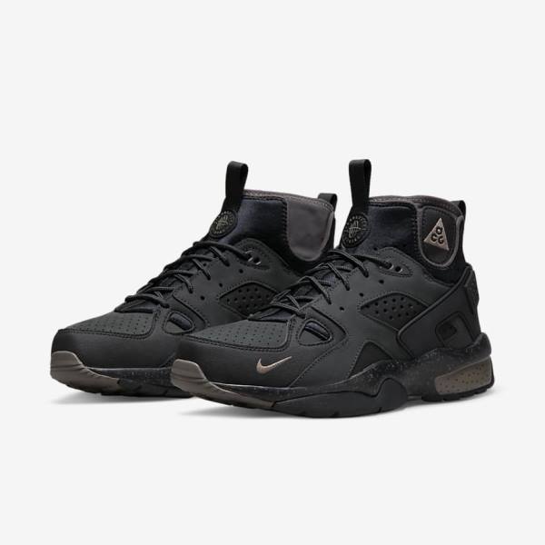 Black / Olive Grey Men's Nike ACG Air Mowabb Sneakers | NK125SVN