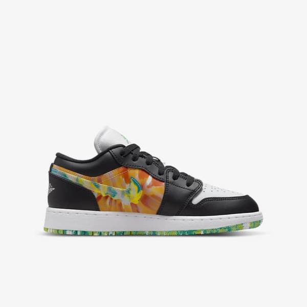 Black / Orange / White Kids' Nike Air Jordan 1 Low SE Older Jordan Shoes | NK270HYR