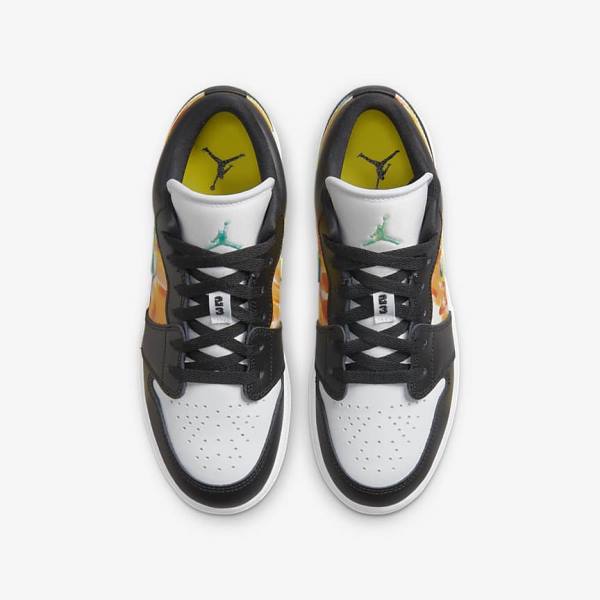 Black / Orange / White Kids' Nike Air Jordan 1 Low SE Older Jordan Shoes | NK270HYR