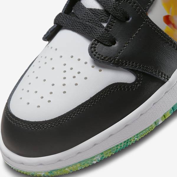 Black / Orange / White Kids' Nike Air Jordan 1 Low SE Older Jordan Shoes | NK270HYR