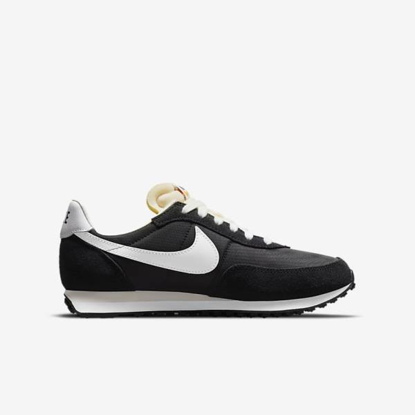 Black / Orange / White Kids' Nike Waffle Trainer 2 Older Sneakers | NK078EBH