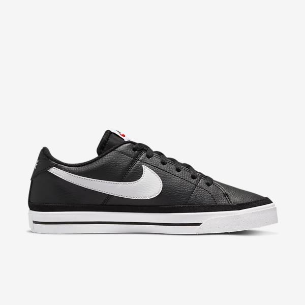 Black / Orange / White Women's Nike Court Legacy Next Nature Sneakers | NK235DZU