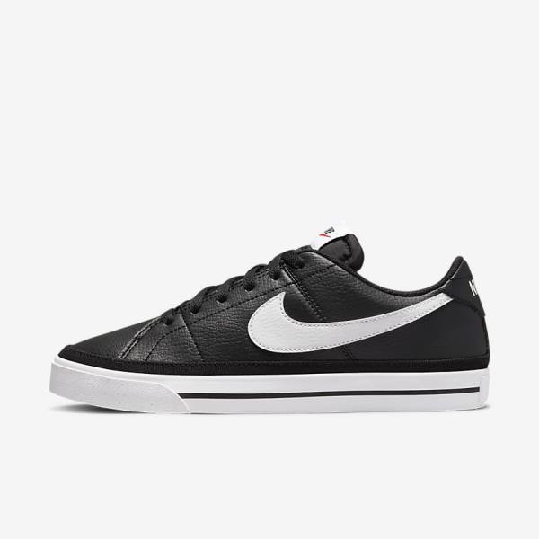 Black / Orange / White Women\'s Nike Court Legacy Next Nature Sneakers | NK235DZU