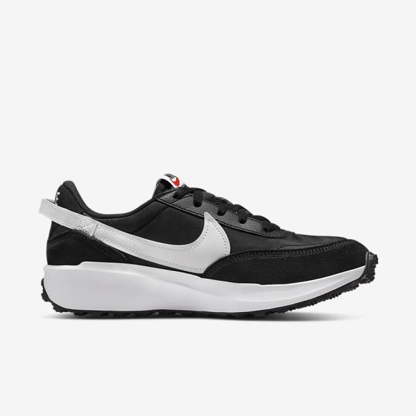 Black / Orange / White Women's Nike Waffle Debut Sneakers | NK038KUE