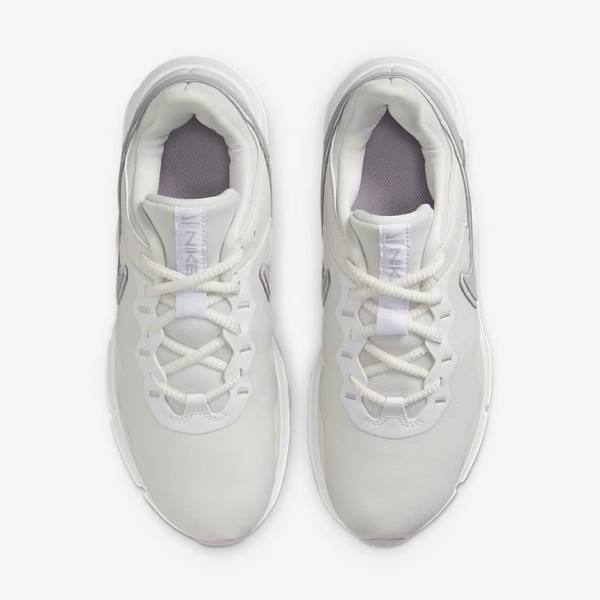 Black / Platinum / White Women's Nike Legend Essential 2 Premium Training Shoes | NK538SZW