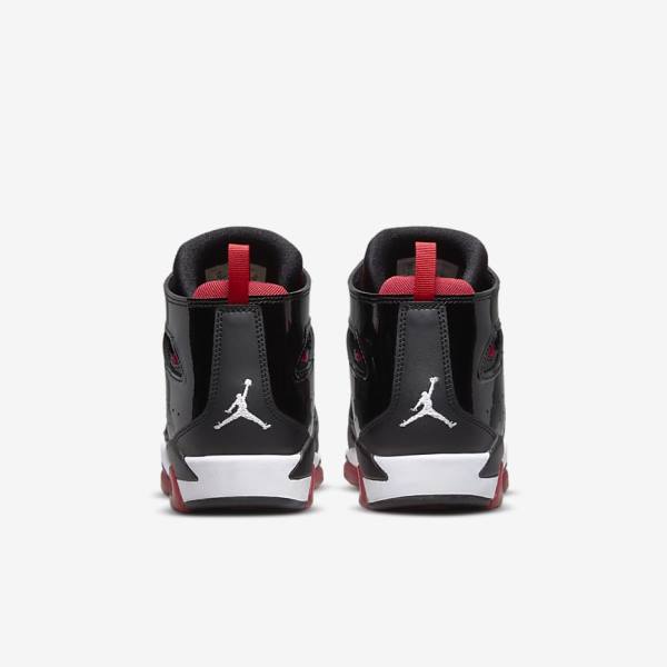 Black / Red / White Kids' Nike Jordan Flight Club 91 Older Sneakers | NK918JQV