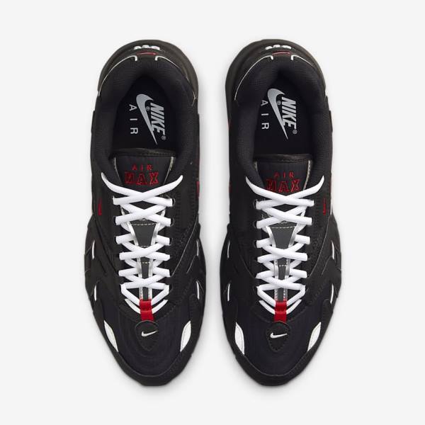 Black / Red / White Men's Nike Air Max 96 II Sneakers | NK637SBI