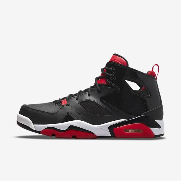 Black / Red / White Men\'s Nike Jordan Flight Club 91 Sneakers | NK796STZ