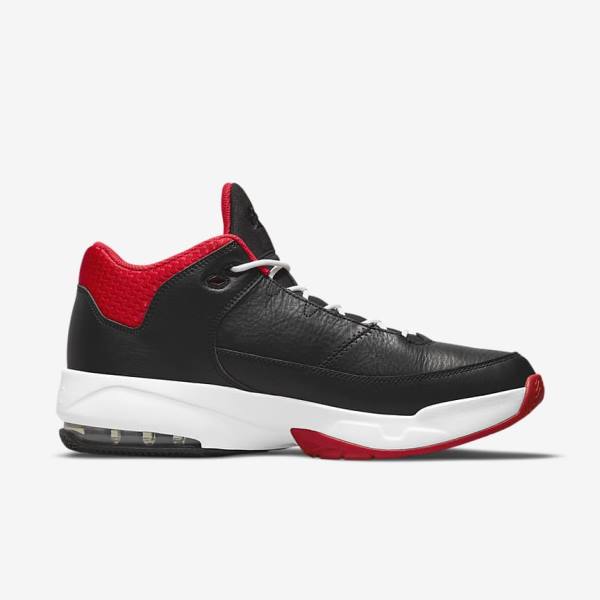 Black / Red / White Men's Nike Jordan Max Aura 3 Sneakers | NK584SFX