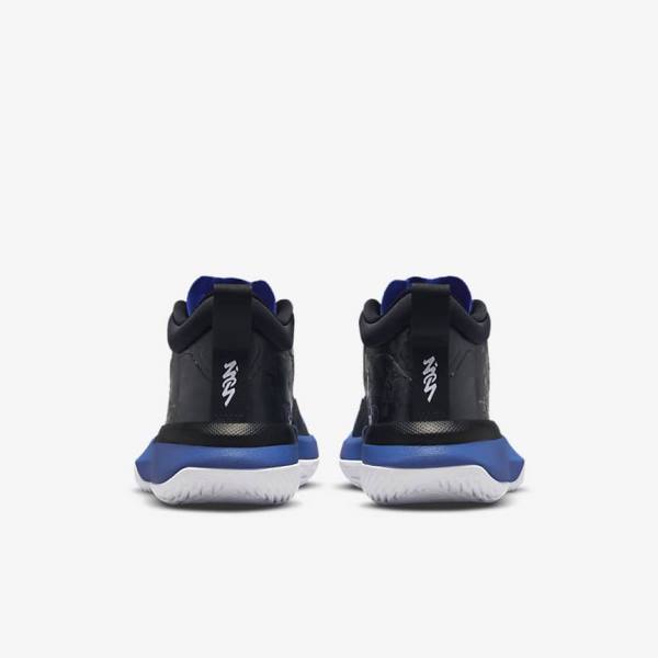 Black / Royal / White Kids' Nike Zion 1 Older Sneakers | NK194OXM