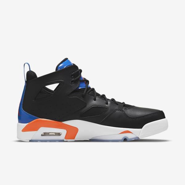 Black / Royal / White / Orange Men's Nike Jordan Flight Club 91 Sneakers | NK548BMR