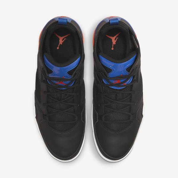 Black / Royal / White / Orange Men's Nike Jordan Flight Club 91 Sneakers | NK548BMR