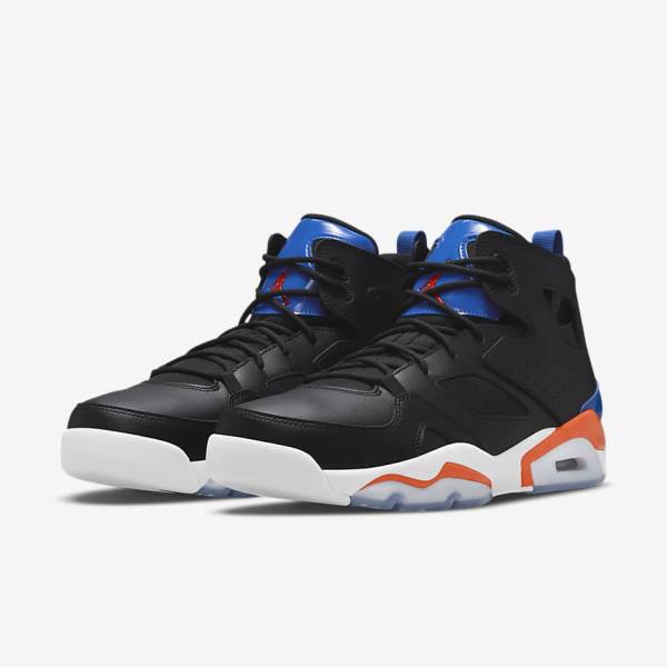 Black / Royal / White / Orange Men's Nike Jordan Flight Club 91 Sneakers | NK548BMR