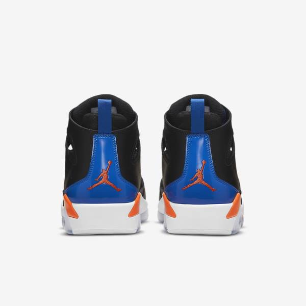 Black / Royal / White / Orange Men's Nike Jordan Flight Club 91 Sneakers | NK548BMR