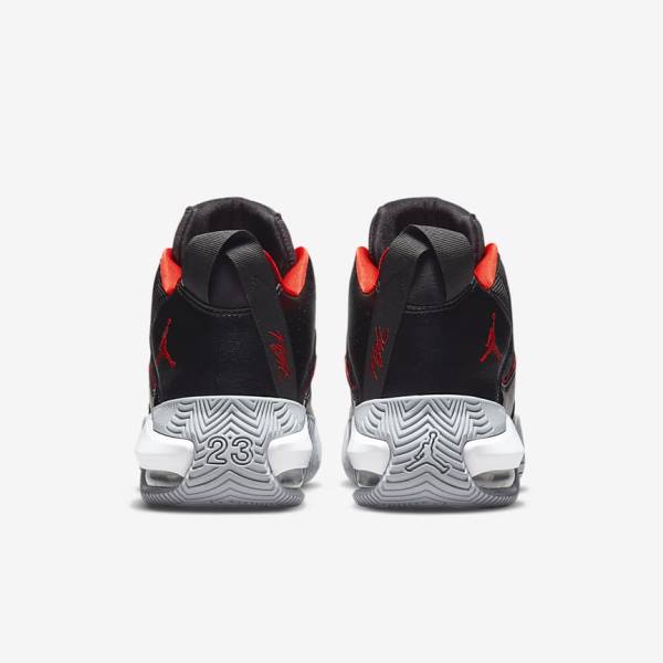 Black / White / Grey / Red Men's Nike Jordan Stay Loyal Sneakers | NK985QZY