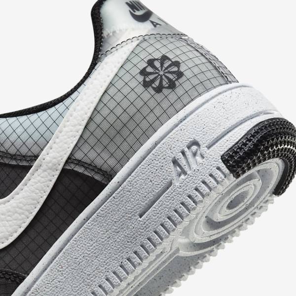 Black / White Kids' Nike Air Force 1 Crater Older Sneakers | NK420ONR