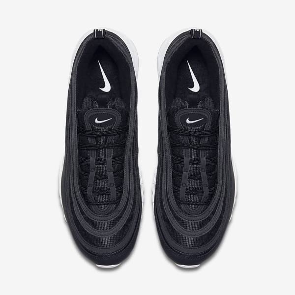 Black / White Men's Nike Air Max 97 Sneakers | NK687FAJ