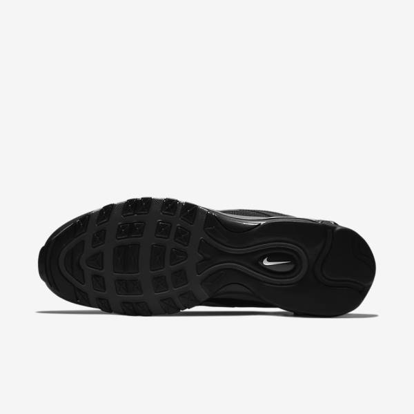 Black / White Men's Nike Air Max 97 Sneakers | NK725KFR