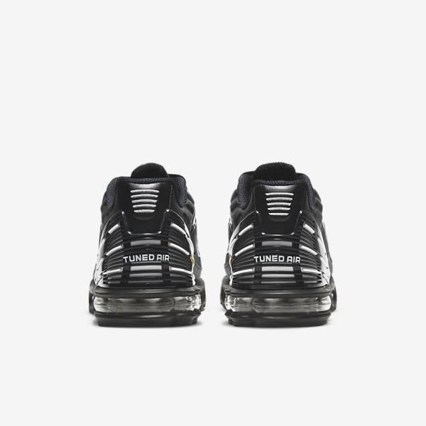 Black / White Men's Nike Air Max Plus III Sneakers | NK352BRL