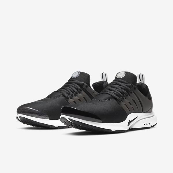 Black / White Men's Nike Air Presto Sneakers | NK419AFM