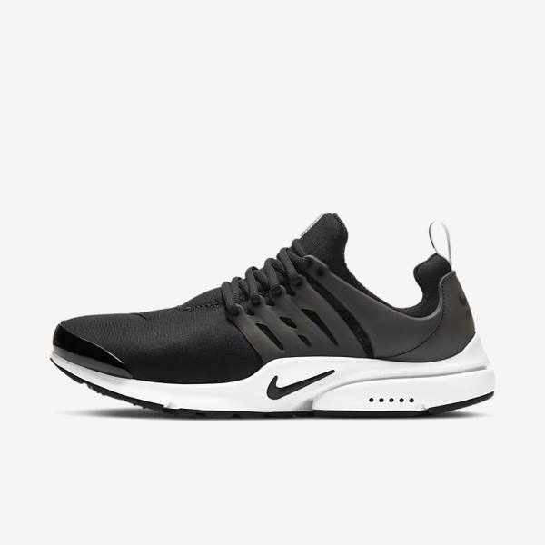 Black / White Men\'s Nike Air Presto Sneakers | NK419AFM