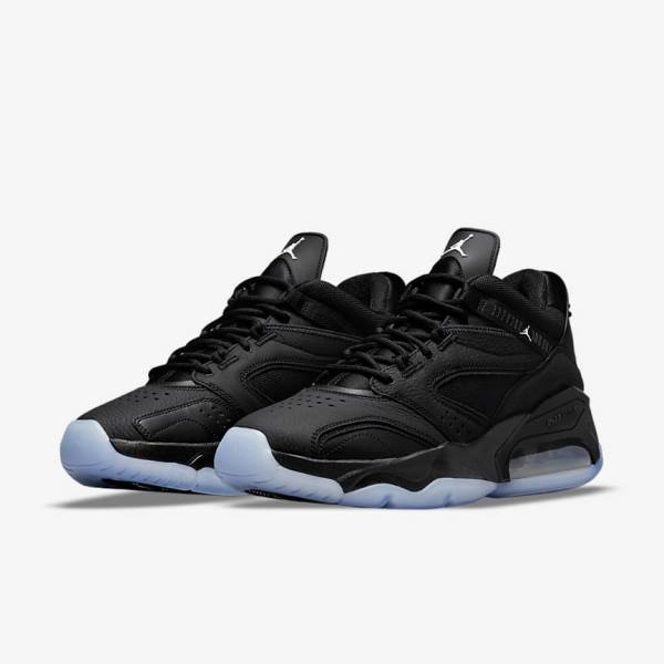 Black / White Men's Nike Jordan Point Lane Sneakers | NK823WIC