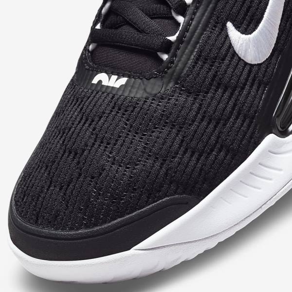 Black / White Men's Nike NikeCourt Zoom NXT Hard Court Tennis Shoes | NK432WJR