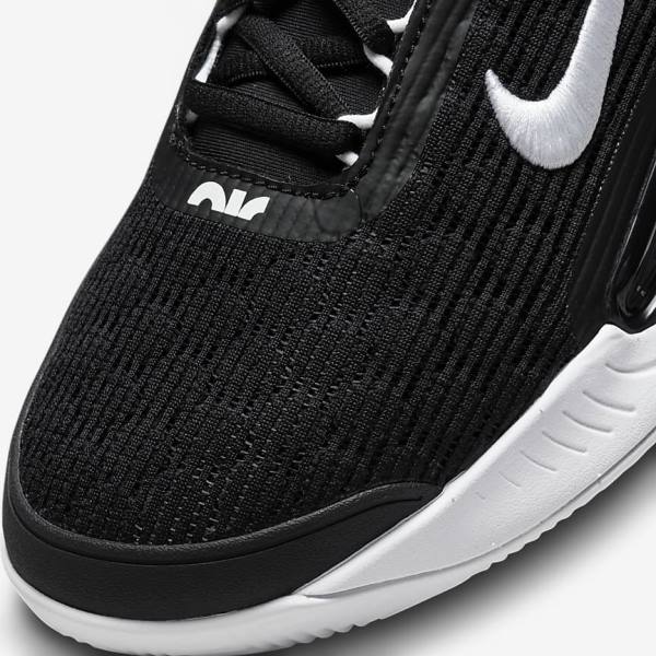 Black / White Men's Nike NikeCourt Zoom NXT Clay Court Tennis Shoes | NK741FSC