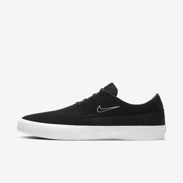 Black / White Men\'s Nike SB Shane Sneakers | NK605PWY