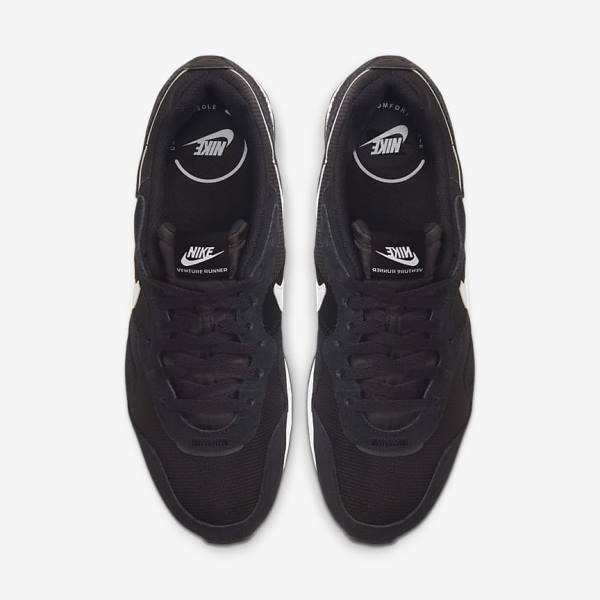 Black / White Men's Nike Venture Runner Sneakers | NK624ZMW