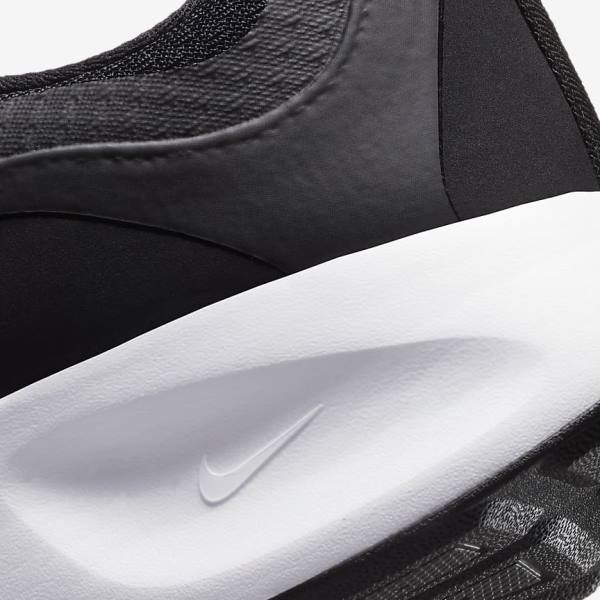 Black / White Men's Nike Wearallday Sneakers | NK205BLT