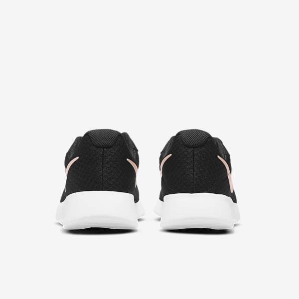 Black / White / Metal Red Brown Women's Nike Tanjun Sneakers | NK941IQV