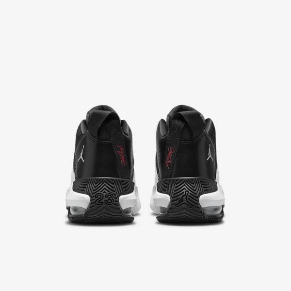 Black / White / Metal Silver / Red Kids' Nike Jordan Stay Loyal Older Sneakers | NK725TYA