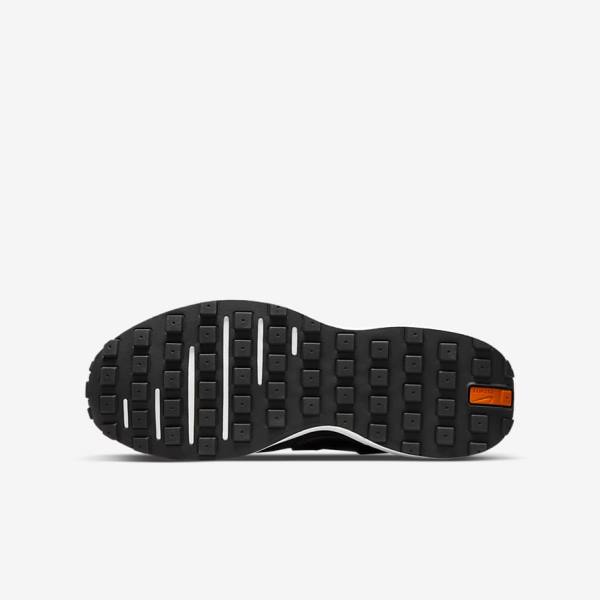 Black / White / Orange / Black Kids' Nike Waffle One Older Sneakers | NK375HWI