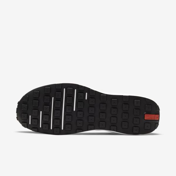 Black / White / Orange / Black Men's Nike Waffle One Sneakers | NK714OVT