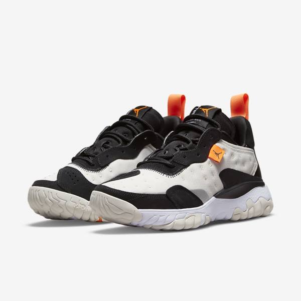 Black / White / Orange Women's Nike Jordan Delta 2 Sneakers | NK896SEX