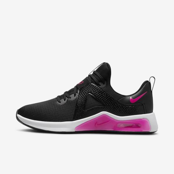 Black / White / Pink Women\'s Nike Air Max Bella TR 5 Training Shoes | NK430SMD